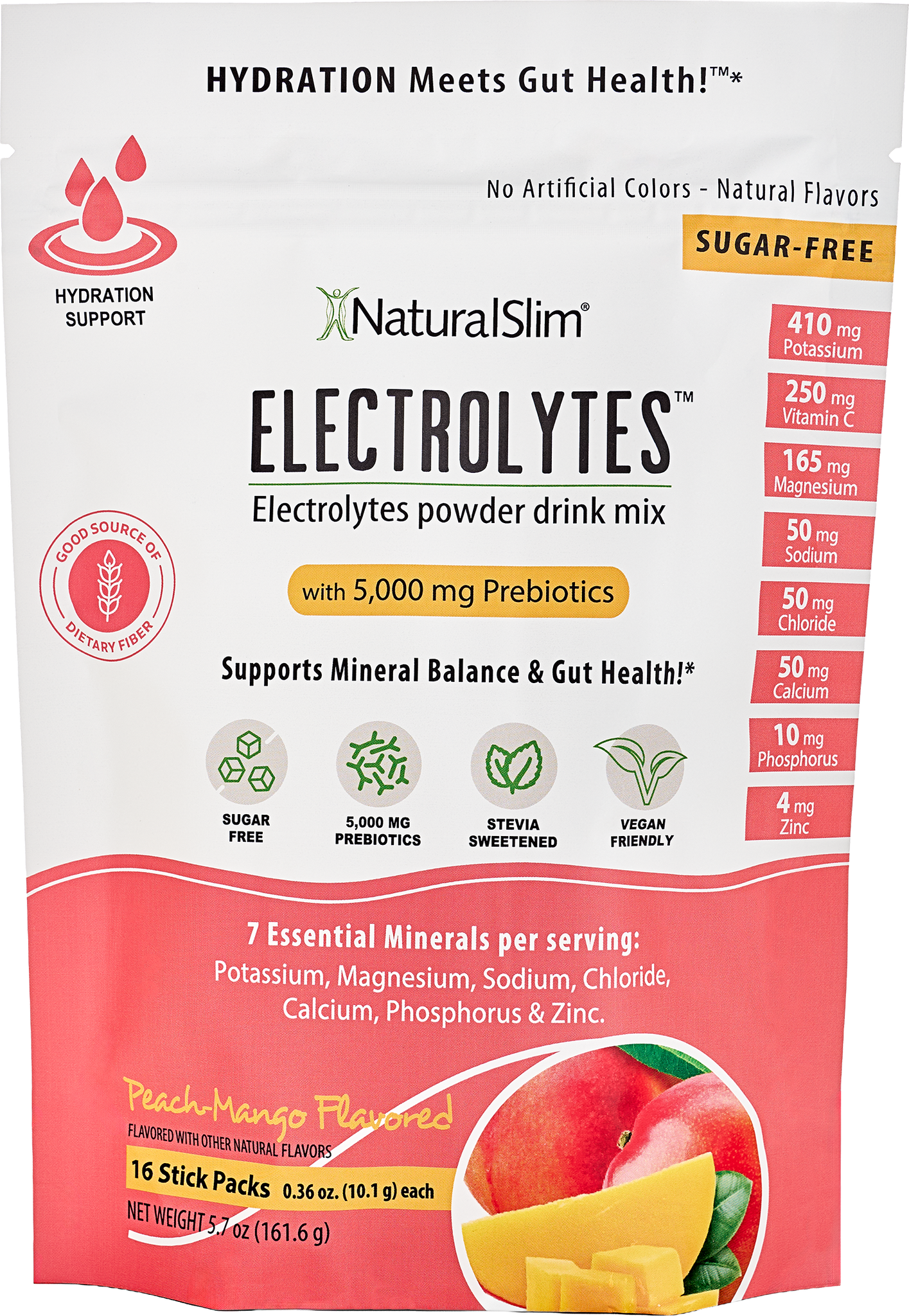 NaturalSlim Electrolytes Peach-Mango - alternate view