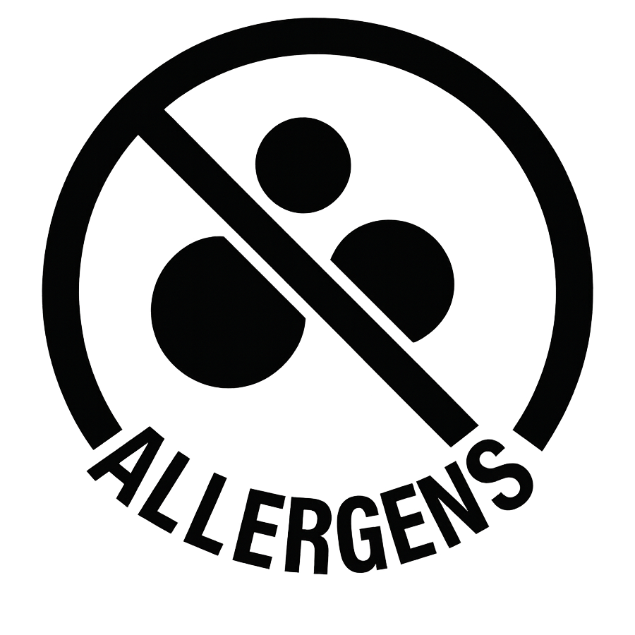 Frei von Allergenen