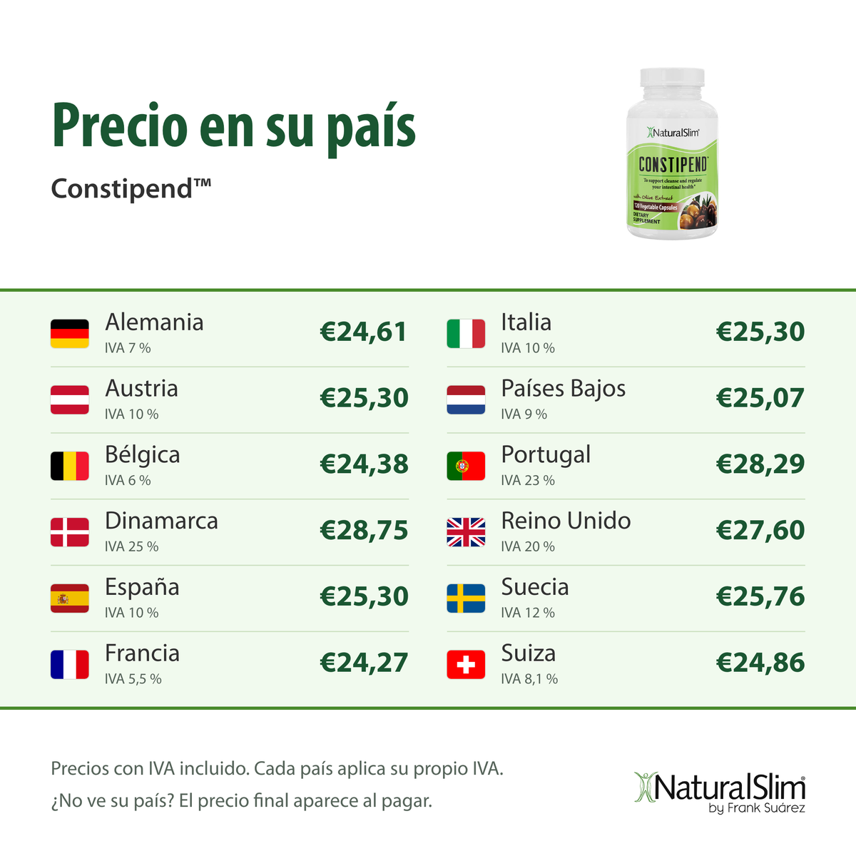 Precio en su país: Constipend™